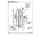 Magic Chef RC22LN-3AW/CS31A freezer door (rc22la-3aw/bs32e) (rc22la-3aw/cs32a) (rc22ln-3aw/bs31e) (rc22ln-3aw/cs31a) diagram