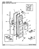 Freezer door (rc22la-3aw/bs32e) (rc22la-3aw/cs32a) (rc22ln-3aw/bs31e) (rc22ln-3aw/cs31a)