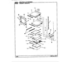 Maytag CDNS24V9A/BR86F shelves & accessories diagram