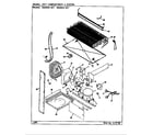 Magic Chef RB23KA-4AT/CL95A unit compartment & system diagram