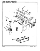 Optional ice maker kit