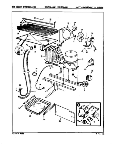 Unit compartment & system