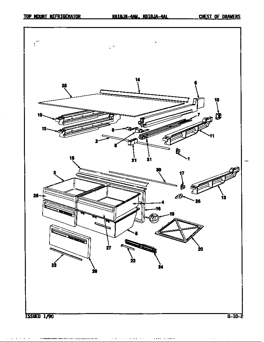 CHEST OF DRAWERS