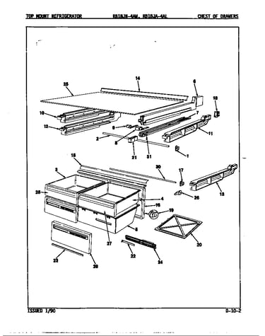 Chest of drawers