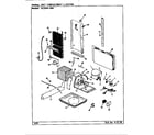 Magic Chef RC22KN-3BW/BS35D unit compartment & system diagram