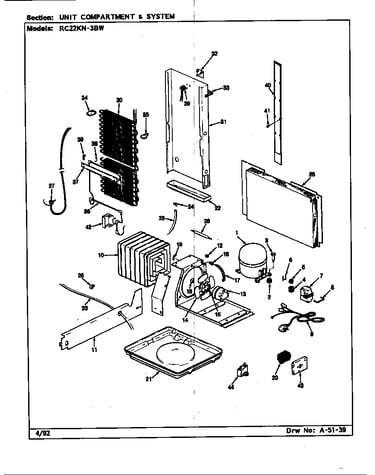 Unit compartment & system
