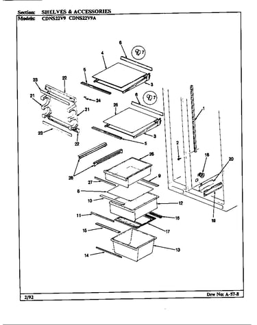 Shelves & accessories
