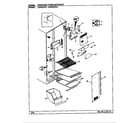 Maytag CDNS22V9A/CR36A freezer compartment diagram