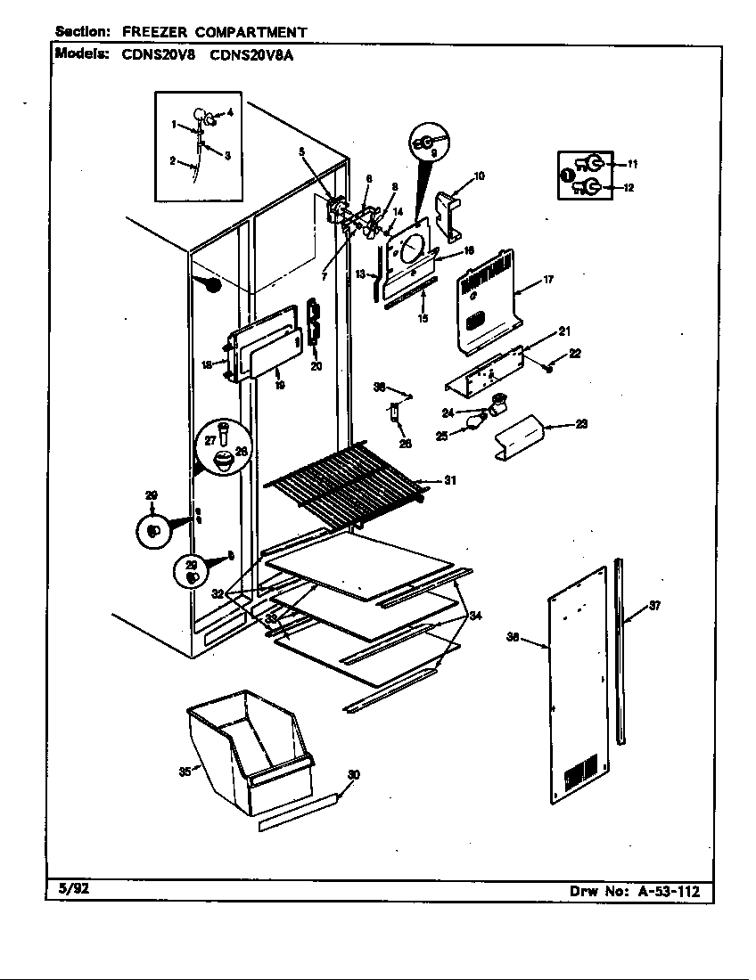 Freezer compartment