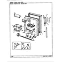 Magic Chef RB21KA4AF/CG78A fresh food door (rb21ka4af/bg76c) (rb21ka4af/cg78a) (rb21kn4af/bg75c) (rb21kn4af/cg77a) diagram