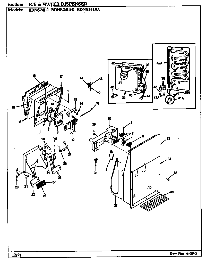 ICE & WATER DISPENSER