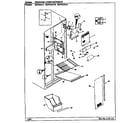 Maytag BDNS24L9/BU86A freezer compartment diagram