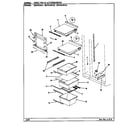 Maytag BDNS24L9/BU85A shelves & accessories diagram