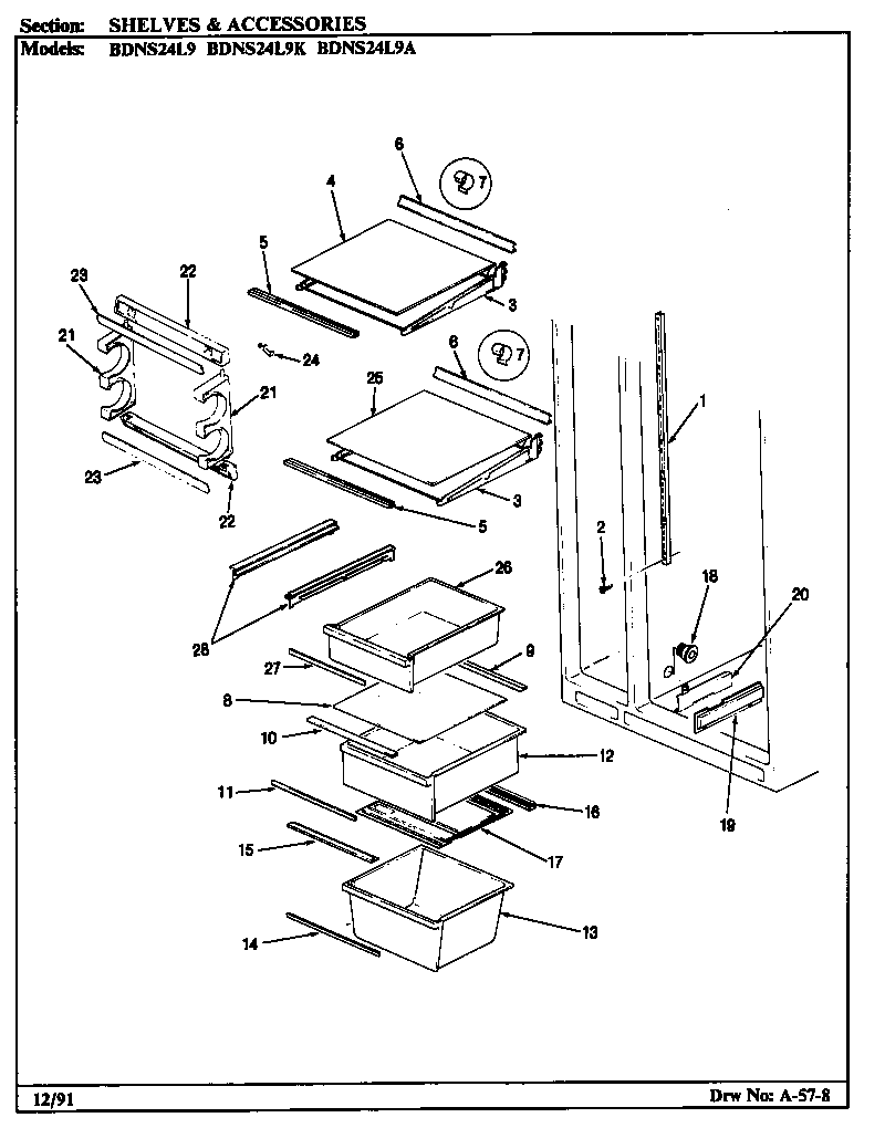 Shelves & accessories