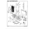 Magic Chef RC22LA-3A/BS11D unit compartment & system diagram