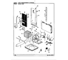 Magic Chef RC20LA-3BW-BS08A unit compartment & system diagram