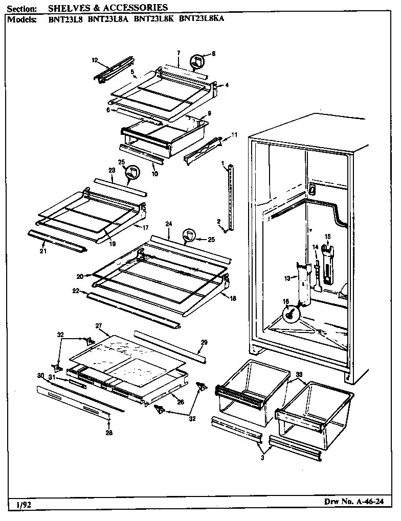 Shelves & accessories