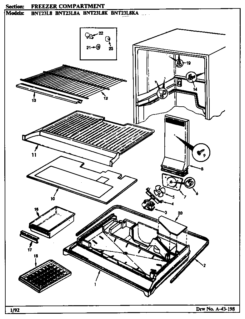 Freezer compartment