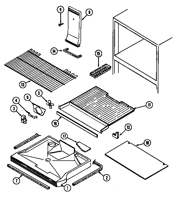 FREEZER COMPARTMENT (GT19Y7A) (GT19Y7V)