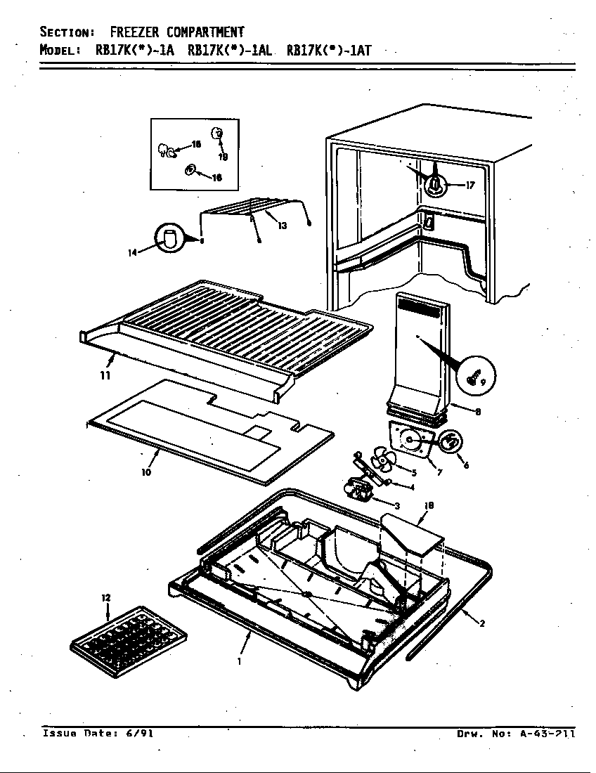 Freezer compartment