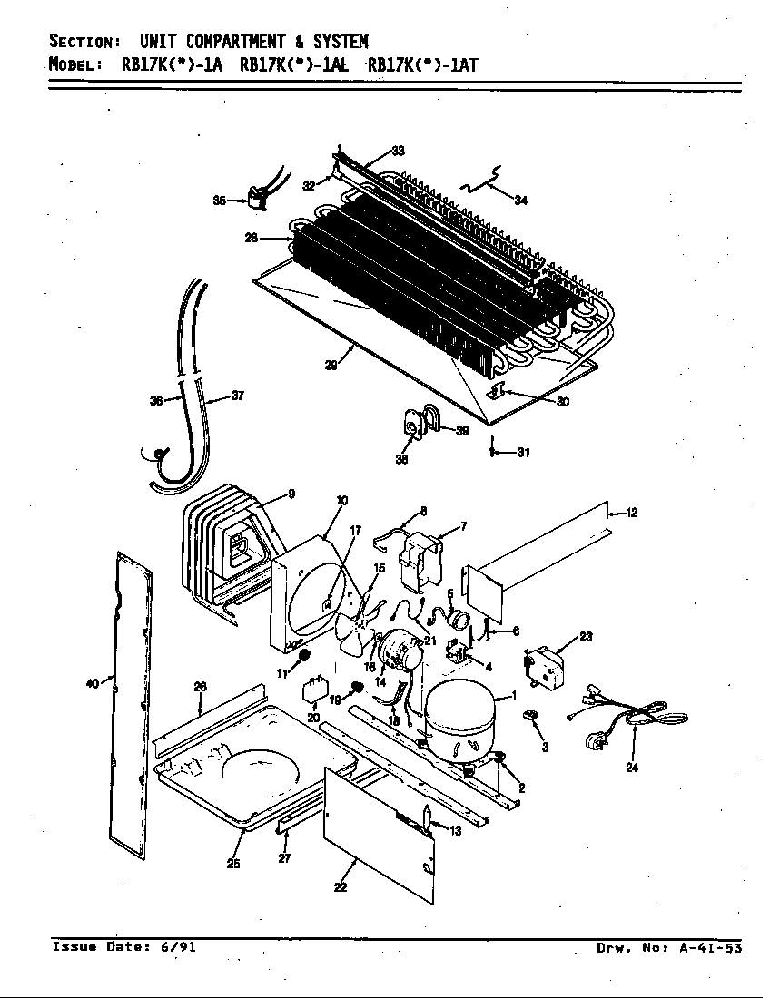 Unit compartment & system