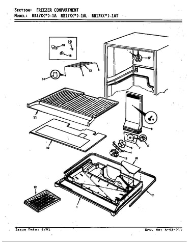 Freezer compartment