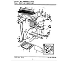 Magic Chef RB15KA-1AF/BG11A unit compartment & system diagram