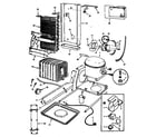 Magic Chef RC20KA-3AW/AS09A unit compartment & system diagram