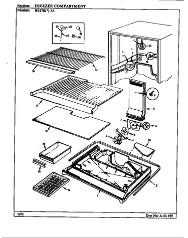 Freezer compartment