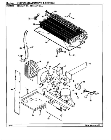 Unit compartment & system
