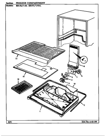 Freezer compartment