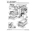 Maytag CDNS24V9/BR85C fresh food compartment diagram