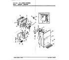 Maytag CDNS24V9A/BR85C ice & water dispenser diagram