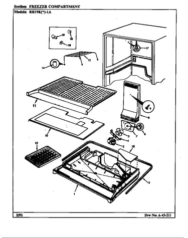 Freezer compartment