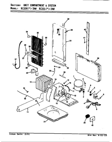 Unit compartment & system