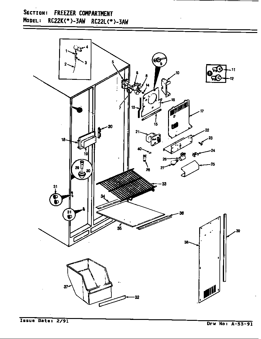 Freezer compartment