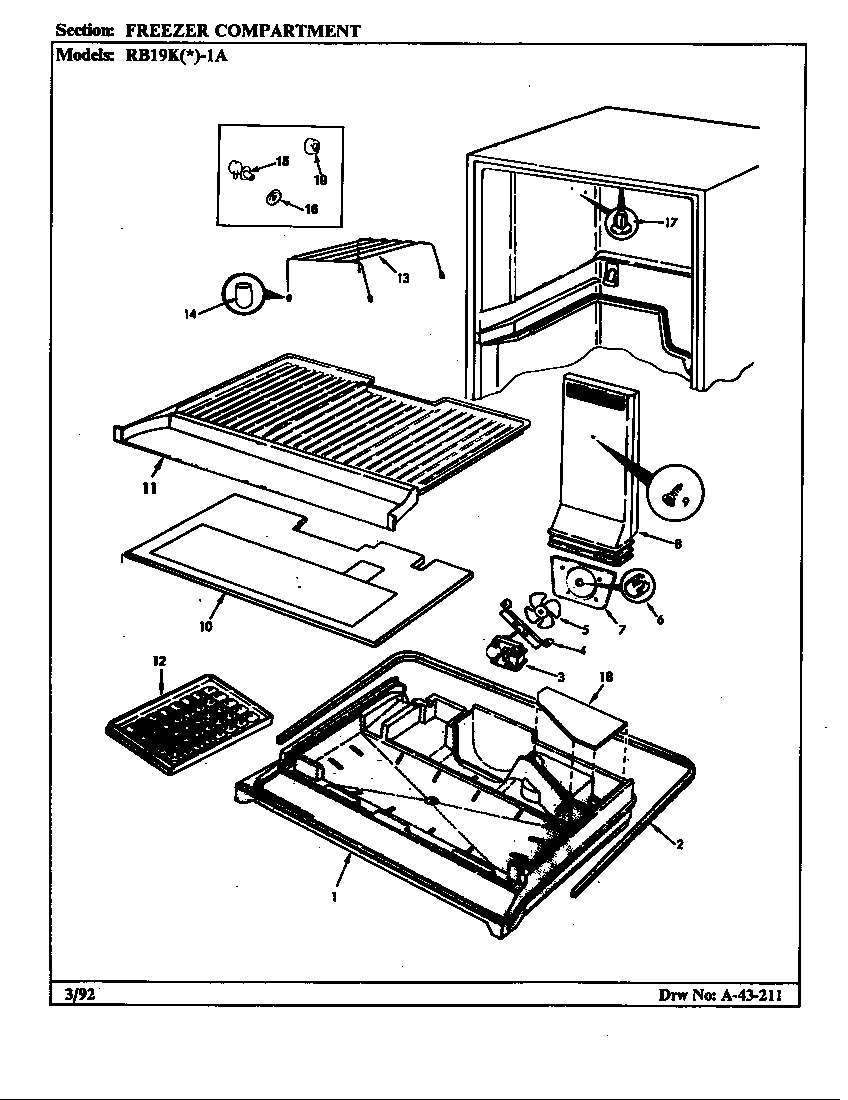 Freezer compartment