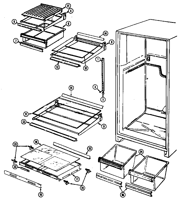 Shelves & accessories