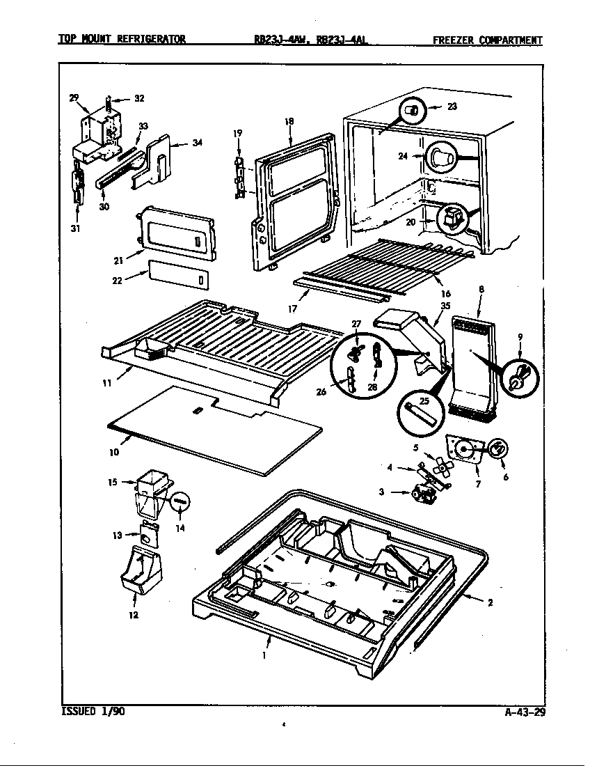 Freezer compartment