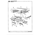 Magic Chef RB21KA-4A/BG72C chest of drawers diagram