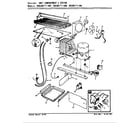 Magic Chef RB18KN-4AW/AG43B unit compartment & system diagram