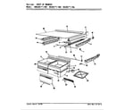 Magic Chef RB18KA-4AW/AG43B chest of drawers diagram