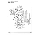 Magic Chef RC22LA-3AW/BS32C shelves & accessories diagram