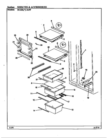 Shelves & accessories