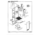 Magic Chef RC22LA-3AW/BS32C freezer compartment diagram