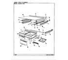 Magic Chef RB18KN-4AW/AG42C chest of drawers diagram