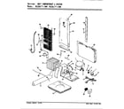 Magic Chef RC22LA-3AW/BS32A unit compartment & system diagram