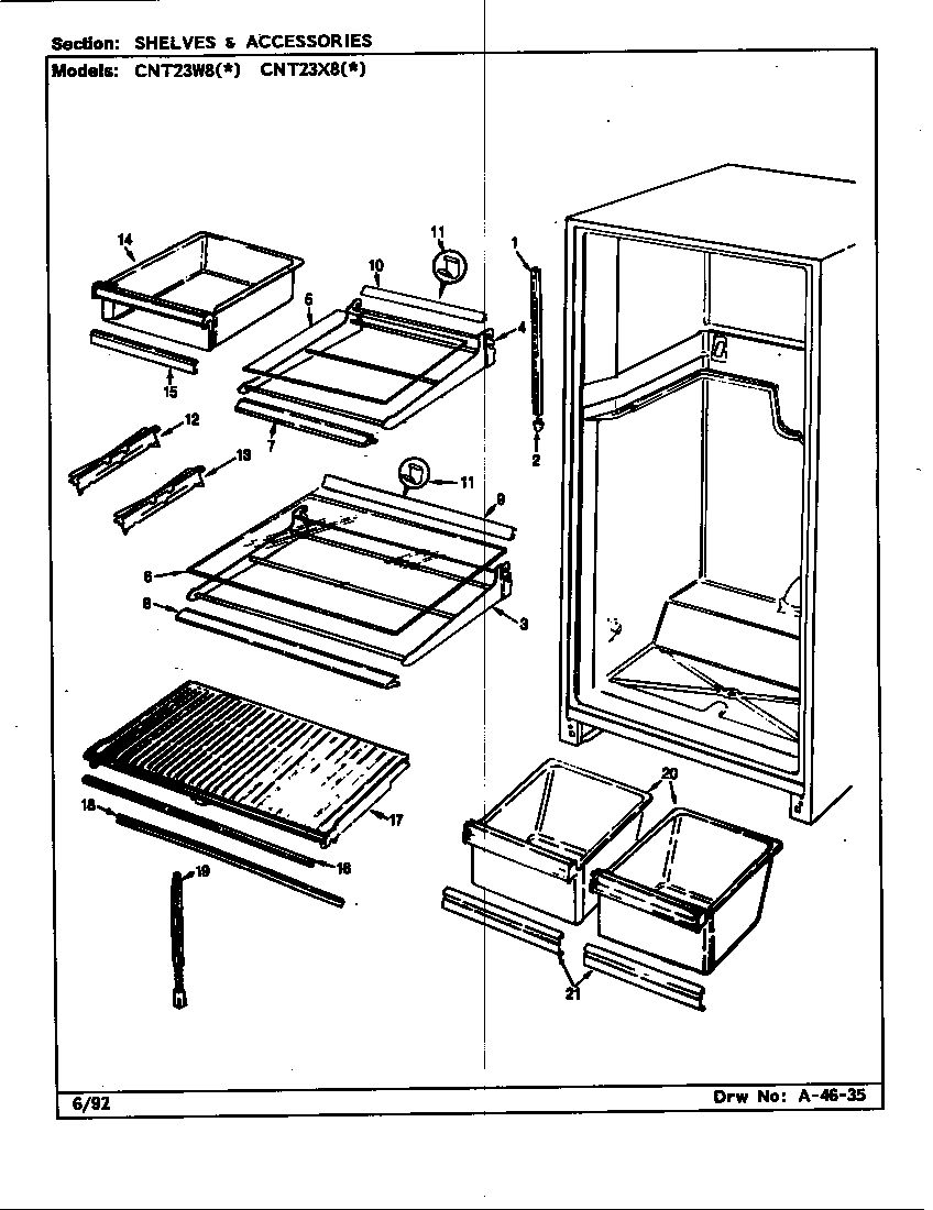 Shelves & accessories