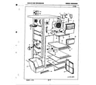 Magic Chef RC24CA-3AI/3N48B freezer compartment diagram