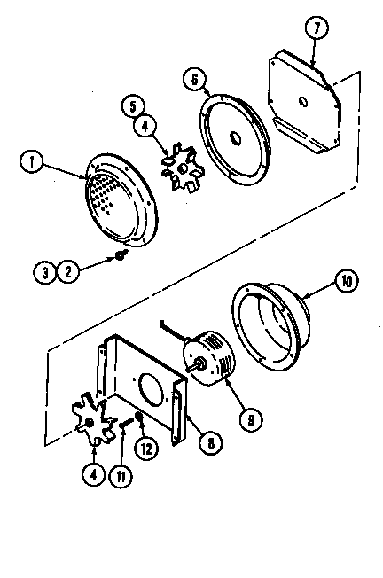 Blower motor-convection
